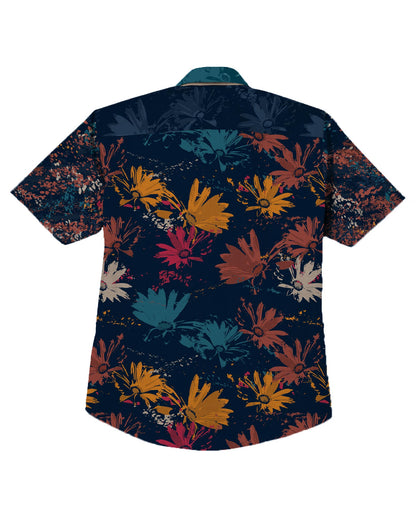 EMMANUEL Short Sleeve Shirt - Namaqua Field+Flower